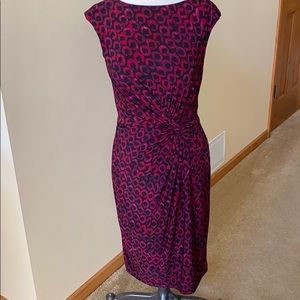 NWOT Ralph Lauren sleeveless dress with ruching